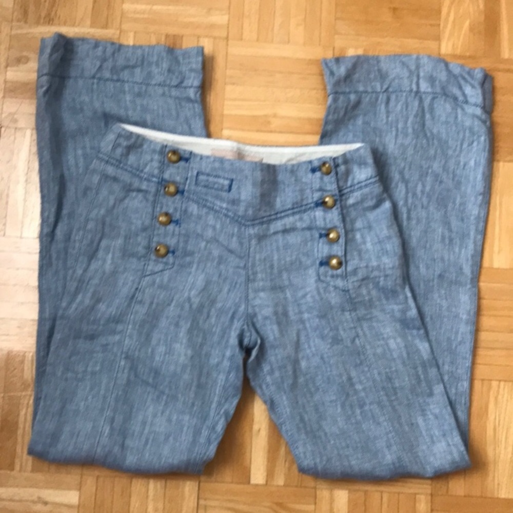 Anthropology cidra linen pants